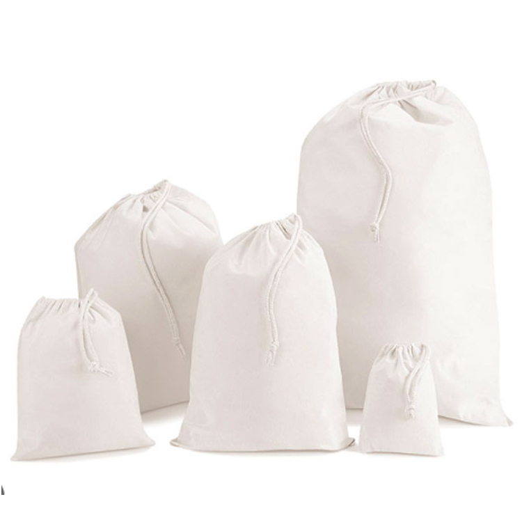 The best ways to look after white cotton drawstring bags?