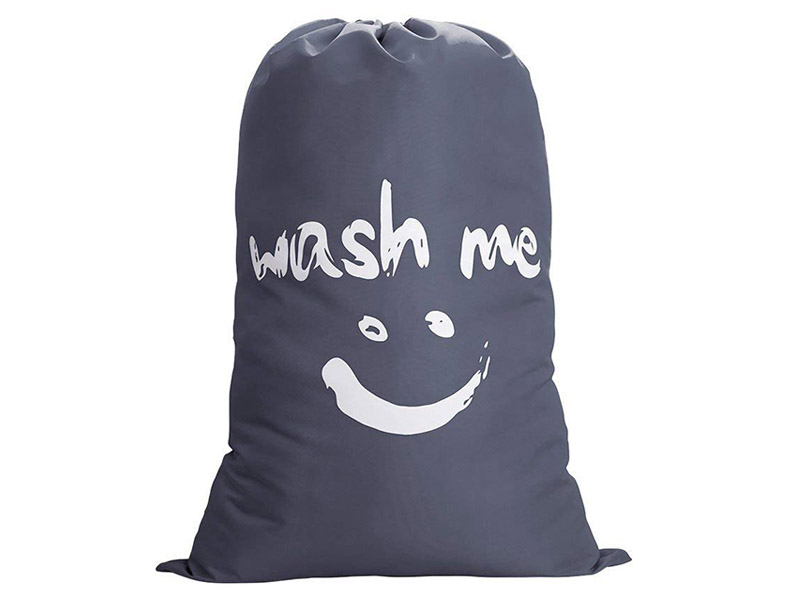 Customize Promotional Reusable Eco Friendly Drawstring Canvas Gym Laundry Bag