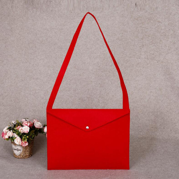 High quality customized size durable Felt shoulder bags