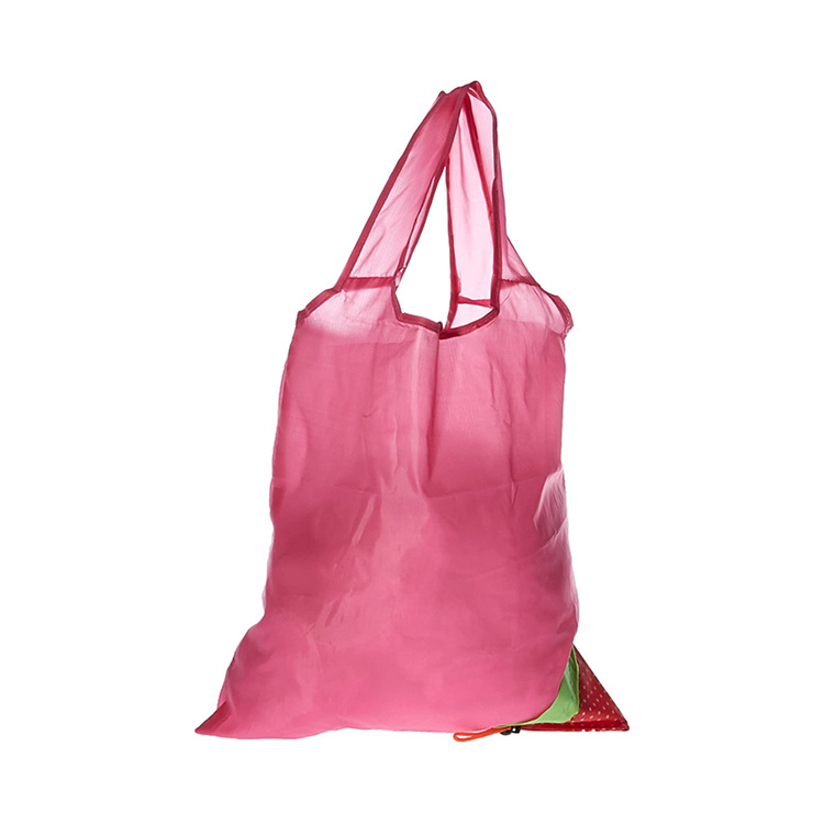 Foldable reusable strawberry shopping bags fruit