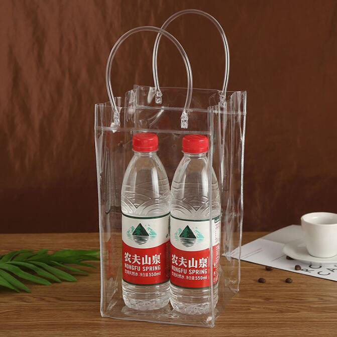 Hot sale custom waterproof transparent pvc bag with handles