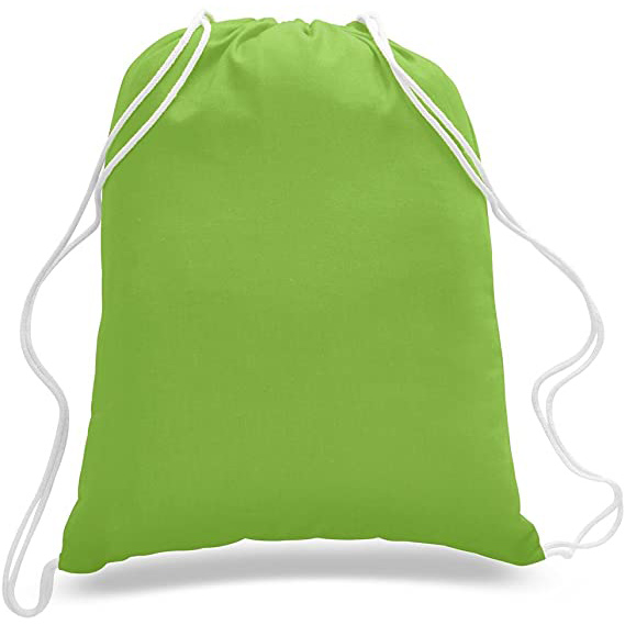 Promotional OEM/ODM Multiple Material Linen 100% Polyester Cotton Fabric Draw string Bag With Double Cotton Drawstring Ropes