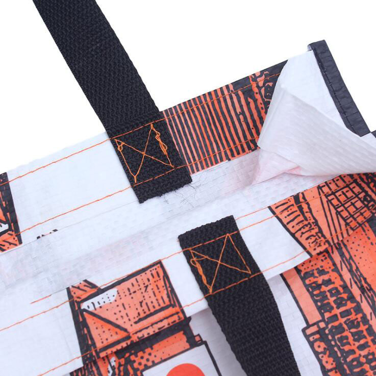 Reusable High quality Custom Logo printed PP Woven Bags