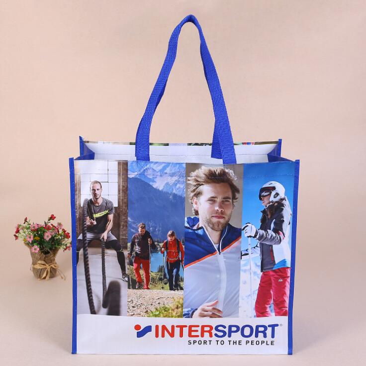 Customized Logo Printing Eco-friendly Reusable PP Woven Bags