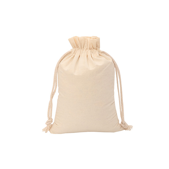 Kundenspezifisches Design Umweltfreundliche bedruckbare Leinwand-Baumwoll-Kordelzugtasche