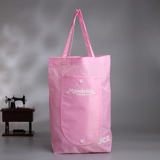 Wholesale Custom Logo Foldable 190T Polyester Hand Bag