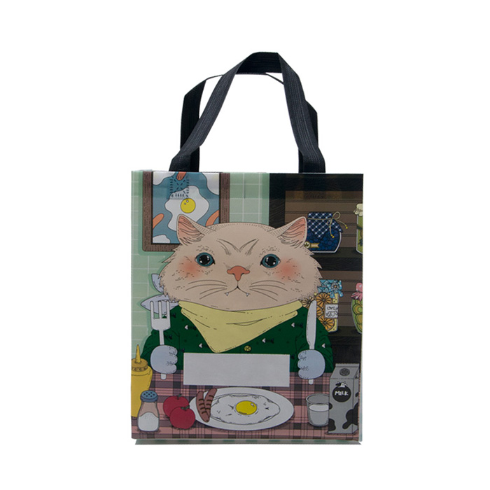 Custom printing ultrasonic sewing non woven grocery tote bags china shopping non woven bag