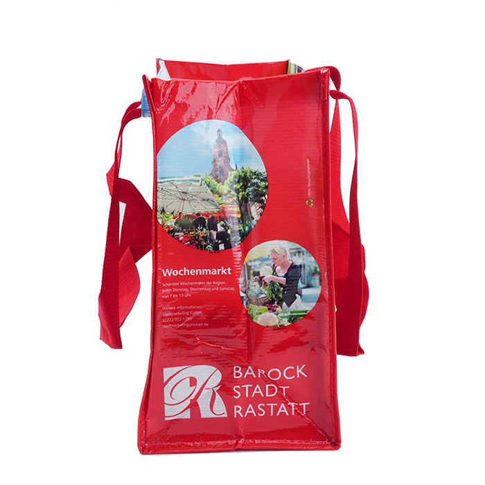 Recycled Water Bottle Bag RPET PET Stitchbond Laminated RPET Bag