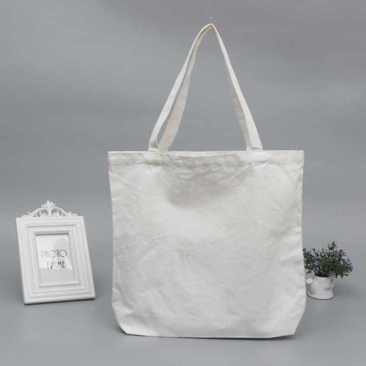 Wholesale Reusable Custom Logo Printing Natural Eco Friendly Cotton Canvas Bags