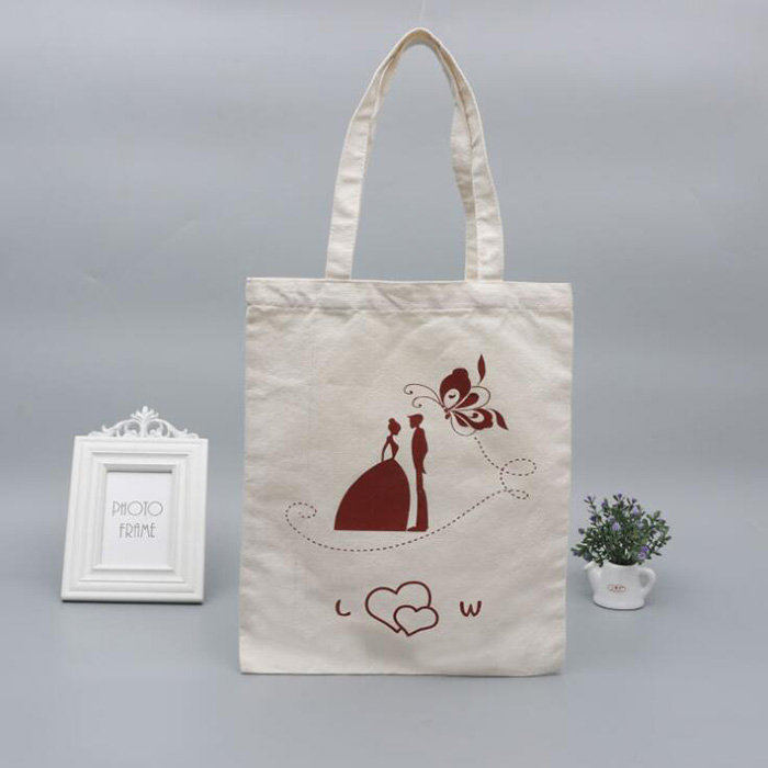 Eco-friendly Reusable Customized Natural Cotton Canvas Hand Bags