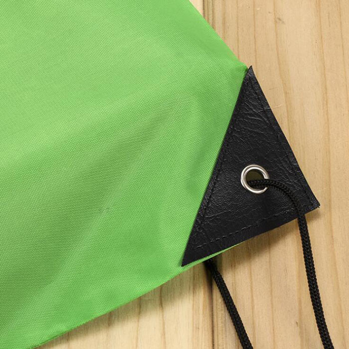 High Quality Custom Logo Reusable Polyester Backpack Drawstring Bag