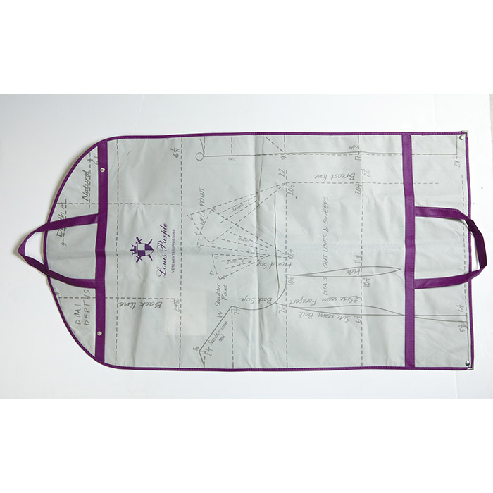 Waterproof No Woven Polyester Foldable Clothing Bag Walang Woven Suitcover at Garment Bag