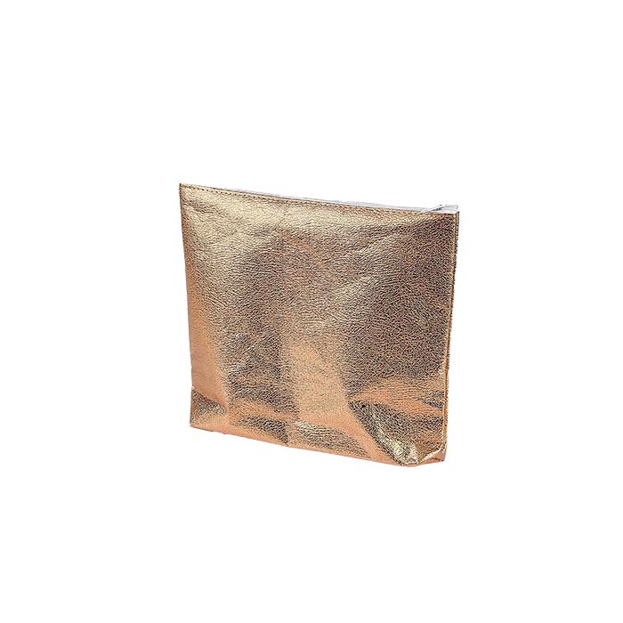 Croco ნაქსოვი ზიპერის ჩანთა ეკოლოგიური სილამაზის კოსმეტიკის შენახვის სამგზავრო ჩანთა