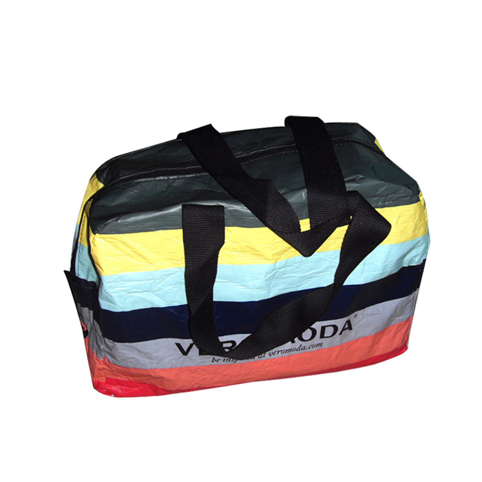 Borong Tote RPET Beg Bukan Tenunan dengan Zip Beg Beli Belah Promosi Beg Boleh Digunakan Semula