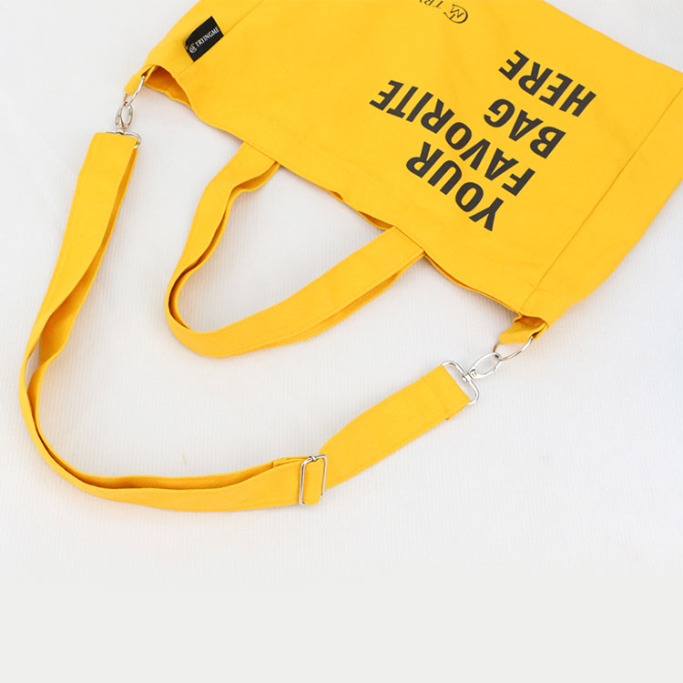 Cotton Bag with Zipper Closure