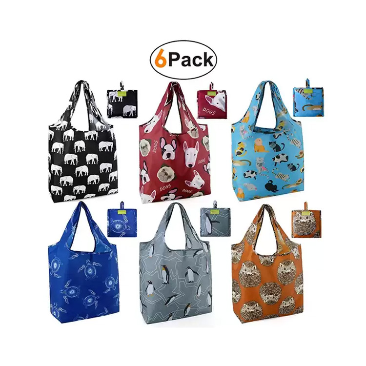 Promotional Foldable Grocery Shopping Bag, Superior Quality Reusable Grocery Bag, Foreign Trade Foldable Shopping Bag