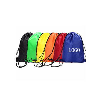 Wholesale Barato nga Sports Backpack, 100% Polyester Pull String Bag, Custom Drawstring Backpack Bag