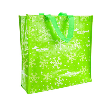 Factory eco-friendly durable handled laminated pp shopper