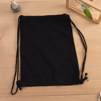 Wholesale Custom Cloth Dust Proof Folding jewelry drawstring Canvas small cotton bags with print