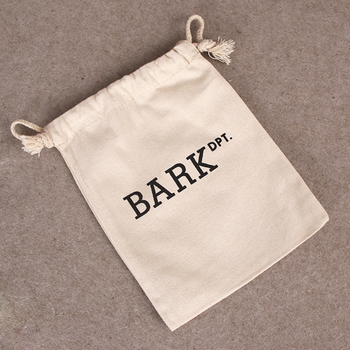 Cotton Canvas Customized Drawstring Cotton Bag For Gift