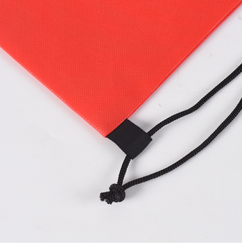 Lightweight Waterproof Plastic Polyester Drawstring Bag
