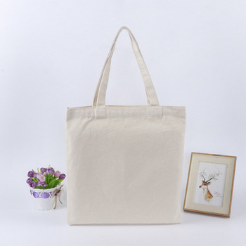 Reusable Canvas Tote HandBags Customized Printing Grocery Cotton Shopping Tote Bags