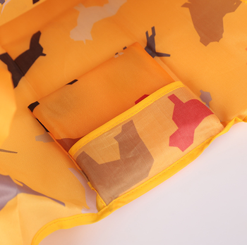 Promotion Reusable Polyester Nylon Foldable Shopping Bag