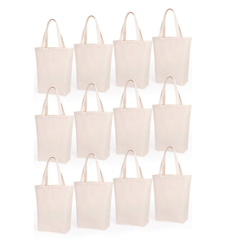 Suplay sa Pabrika Recycle Eco Friendly Canvas HandBag Tote Cotton Bag Para sa Pagpamalit