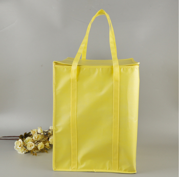 Fast Delivery Non Woven Ice Freezer Shopping Tote Cooler Bag Insulated