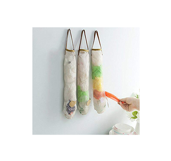 Падвесныя сеткаватыя сумкі для захоўвання гародніны, бульбы, цыбулі, часныку, доўгія і вялікія шматразовыя сеткаватыя сумкі для захоўвання садавіны