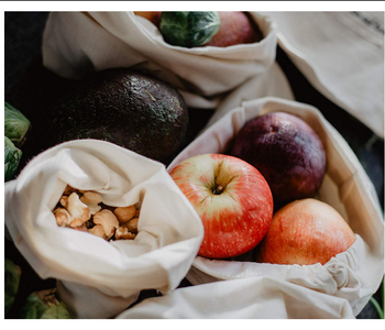 Organic Produce Bags Vegetable Cloth Drawstring Bags Reusable Bulk Bin Bags for Bulk Food