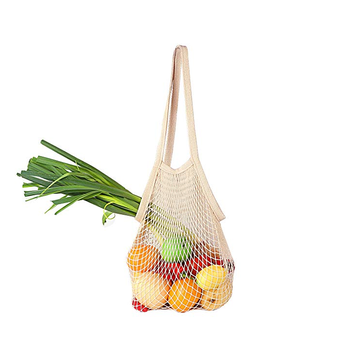 Reusable Grocery Tote Mesh Shopping Cotton Net Bag