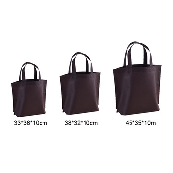 Factory direct shopping bags with logo,  Large capacity non-woven fabric bag , Customized reusable grocery shopping bag