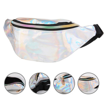 Customize color cheap promotional reusable eco friendly reflective waist bag